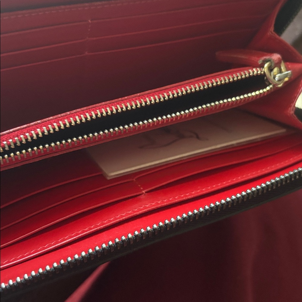 Christian Louboutin long wallet leopard print - Picture 3 of 4